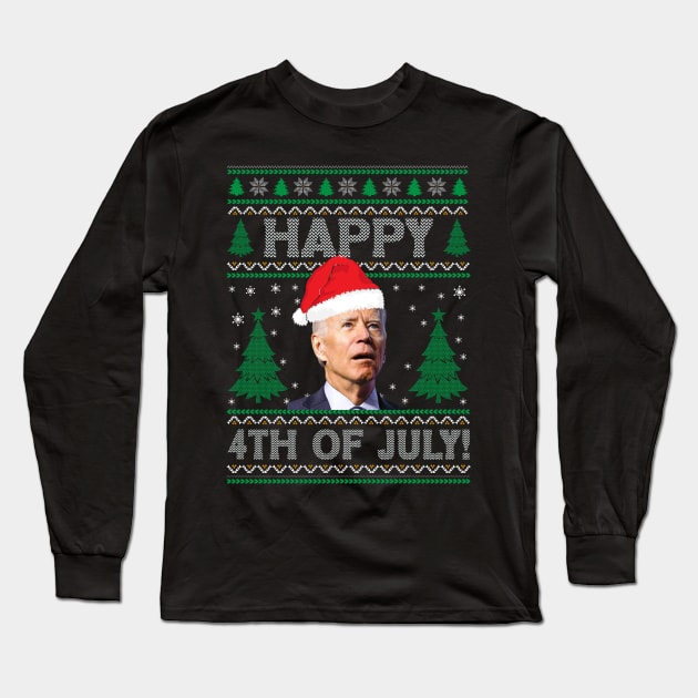 Happy 4th Of July Long Sleeve T-Shirt by Gembel Ceria